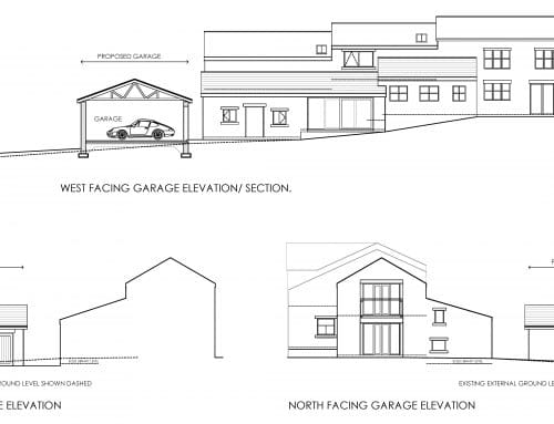 Double garage and alterations to dwelling in Green Belt