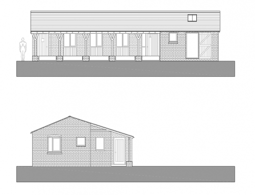 Farm office and welfare building in Warrington Green Belt